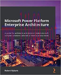 (PDF)Microsoft Power Platform Enterprise Architecture: A guide for architects and decision make...