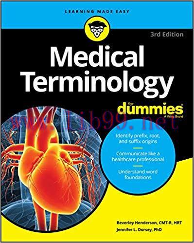 (PDF)Medical Terminology For Dummies 3rd Edition