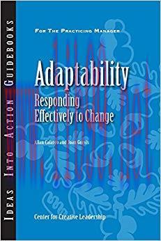 (PDF)Adaptability: Responding Effectively to Change 1st Edition