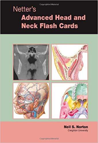 Netter’s Advanced Head & Neck Flash Cards Updated Edition