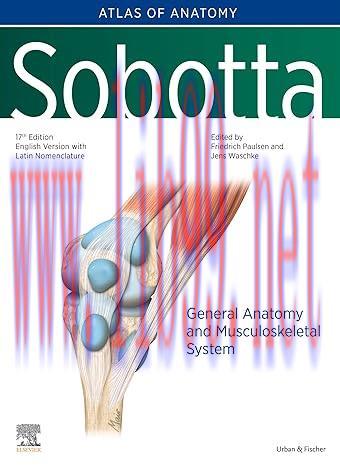 [PDF]Sobotta Atlas of Anatomy, Vol.1, 17th ed., English/Latin: General anatomy and Musculoskele...