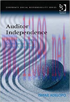 (PDF)Auditor Independence: Auditing, Corporate Governance and Market Confidence (Corporate Soci...