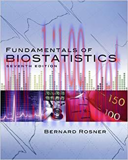 (PDF)Fundamentals of Biostatistics (Rosner, Fundamentals of Biostatics) 7th Edition