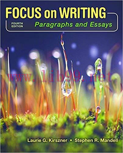 (PDF)Focus on Writing: Paragraphs and Essays Fourth Edition