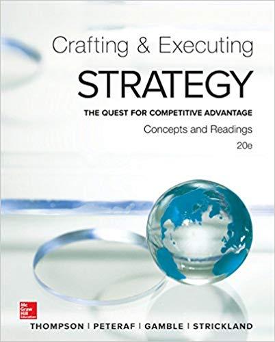 (PDF)Crafting and Executing Strategy Concepts and Readings 20th Edition