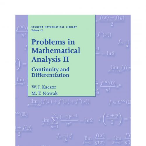 Problems in Mathematical Analysis II