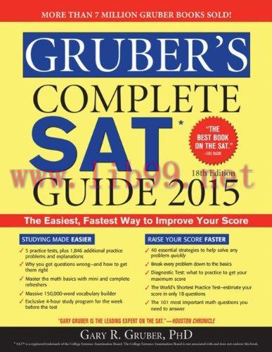 [FOX-Ebook]Gruber's Complete SAT Guide 2015, 18th Edition