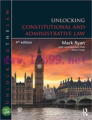 [PDF]Unlocking Constitutional and Administrative Law 4th Edition