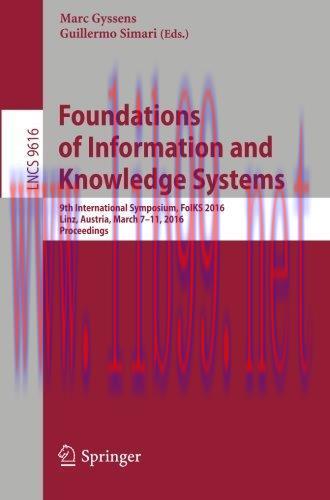 [FOX-Ebook]Foundations of Information and Knowledge Systems