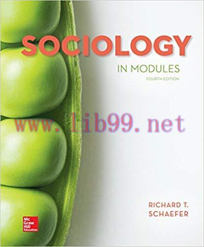 (PDF)Sociology in Modules 4th Edition by Richard T. Schaefer