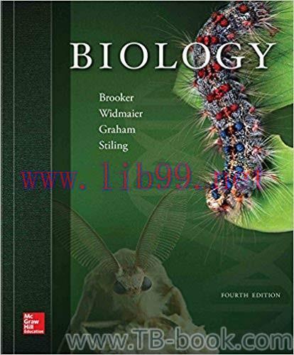 Biology 4th Edition by Robert Brooker 课本
