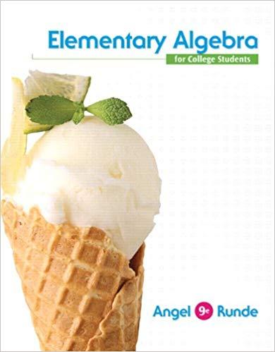 (Solution Manual)Elementary Algebra For College Students, 9th Edition by Allen R. Angel.zip