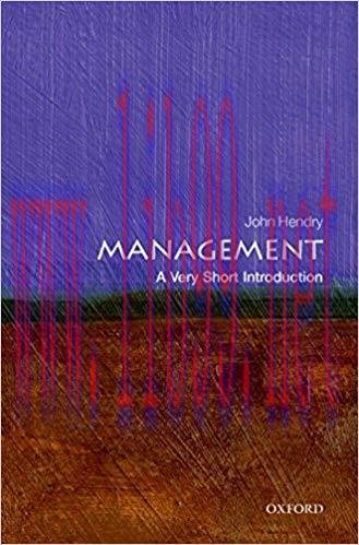 (PDF)Management: A Very Short Introduction (Very Short Introductions) 1st Edition