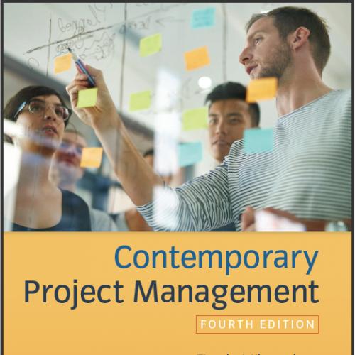 (TB)Contemporary Project Management 4th Edition by Timothy Kloppenborg.zip