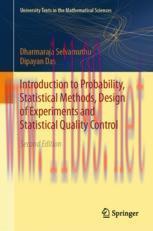 [PDF]Introduction to Probability, Statistical Methods, Design of Experiments and Statistical Qu...