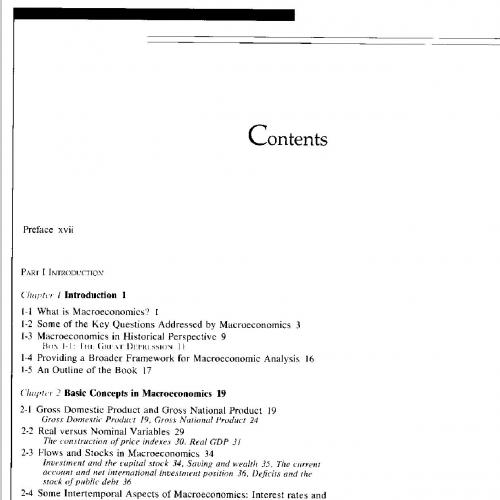 Macroeconomics in the Global Economy