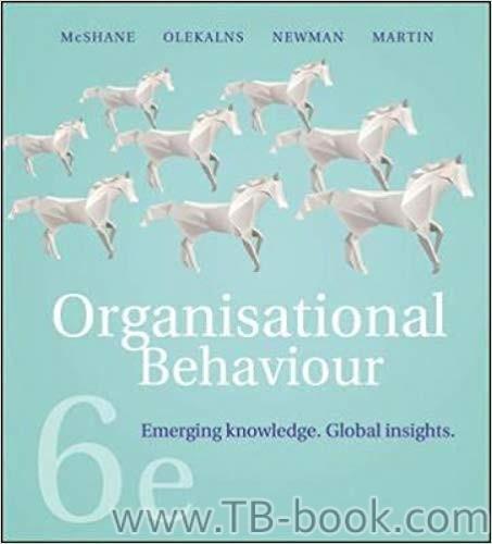 (PDF)Organisational Behaviour Emerging Knowledge Global Insights 6th Australian Edition by Stev...