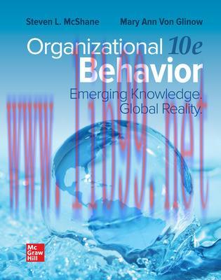 [PDF]ISE Ebook Organizational Behavior Emerging Knowledge Global Reality 10th Edition [Steven M...