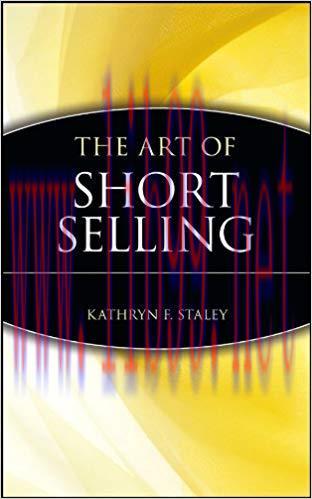 The Art of Short Selling (A Marketplace Book Book 4) 1st Edition,