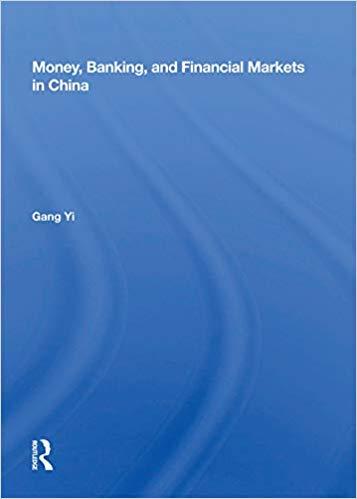 (PDF)Money, Banking, And Financial Markets In China 1st Edition