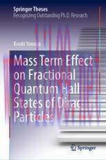 [PDF]Mass Term Effect on Fractional Quantum Hall States of Dirac Particles