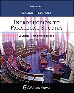 (PDF)Introduction to Paralegal Studies: A Critical Thinking Approach (Aspen Paralegal Series)