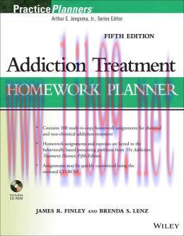 [AME]Addiction Treatment Homework Planner, 5th Edition