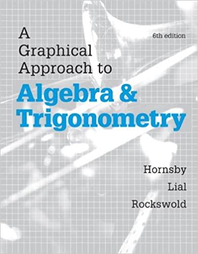 (Test Bank)A Graphical Approach to Algebra and Trigonometry, 6th Edition by John Hornsby.zip
