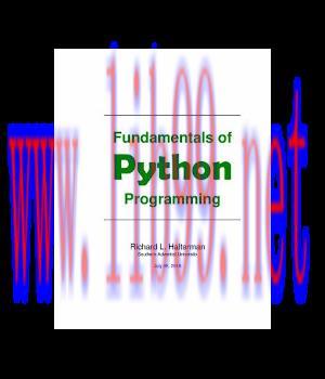 [IT-Ebook]Fundamentals of Python Programming