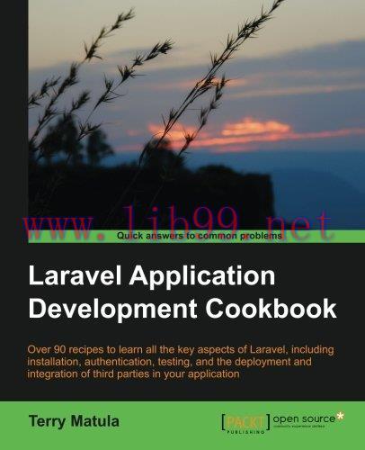 [FOX-Ebook]Laravel Application Development Cookbook