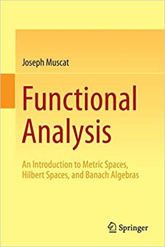 (PDF)Functional Analysis An Introduction to Metric Spaces, Hilbert Spaces, and Banach Algebras ...