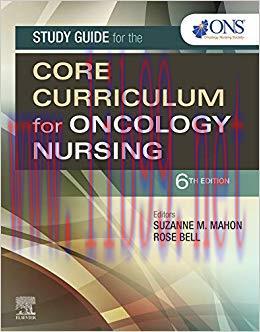 (PDF)Study Guide for the Core Curriculum for Oncology Nursing E-Book 6th Edition