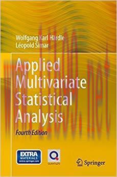 (PDF)Applied Multivariate Statistical Analysis 4th Edition
