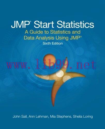 [FOX-Ebook]JMP Start Statistics: A Guide to Statistics and Data Analysis Using JMP, 6th Edition