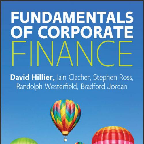 (SM)Fundamentals of Corporate Finance 3rd Edition by David Hillier.zip