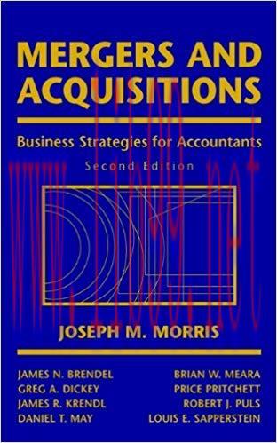 (PDF)Mergers and Acquisitions: Business Strategies for Accountants 2nd Edition