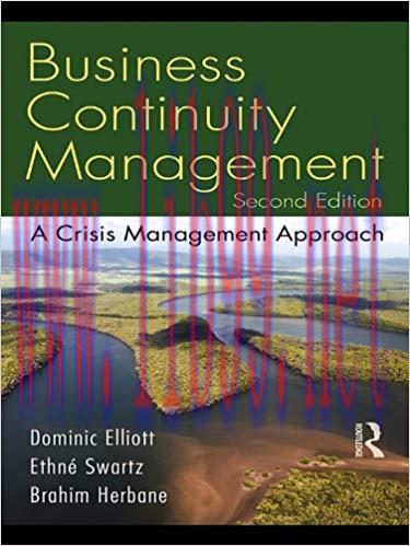 (PDF)Business Continuity Management: A Crisis Management Approach 1st Edition