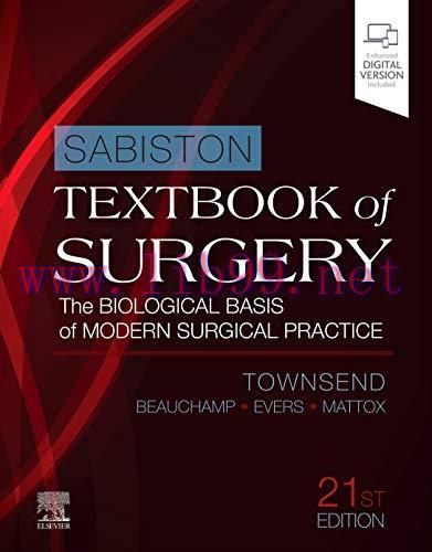 [AME]Sabiston Textbook of Surgery The Biological Basis of Modern Surgical Practice, 21st Editio...