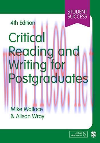 [AME]Critical Reading and Writing for Postgraduates, 4th Edition (Original PDF)