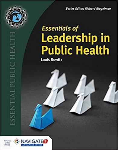 Essentials of Leadership in Public Health
