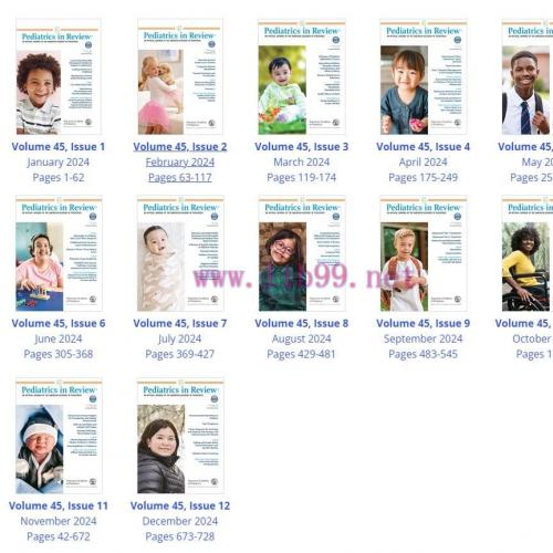 [AME]Pediatrics In Review 2024 Full Archives (True PDF)