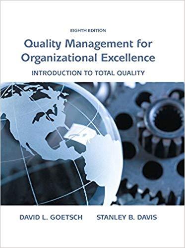(Test Bank)Quality Management for Organizational Excellence Introduction to Total Quality, 8th ...