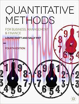 (PDF)Quantitative Methods: for Business, Management and Finance 4th Edition