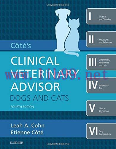 [AME]Cote&rsquo;s Clinical Veterinary Advisor: Dogs and Cats, 4th Edition (Original PDF)