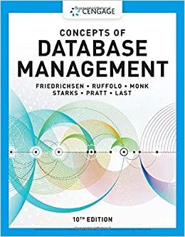 Concepts of Database Management, Edition 10