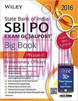 (PDF)Wiley’s State Bank of India Probationary Officer (SBI PO) Exam Goalpost Big Book: Mains, P...