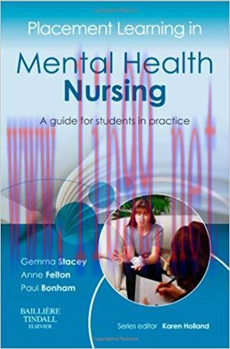 [PDF]Placement Learning in Mental Health Nursing