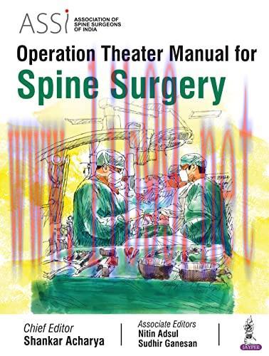 [AME]ASSI Operation Theater Manual for Spine Surgery (Original PDF)