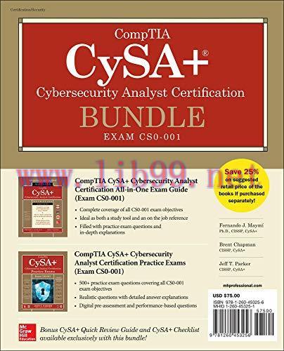 [FOX-Ebook]CompTIA CySA+ Cybersecurity Analyst Certification Bundle (Exam CS0-001)