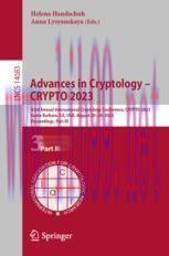 [PDF]Advances in Cryptology – CRYPTO 2023: 43rd Annual International Cryptology Conference, CRY...